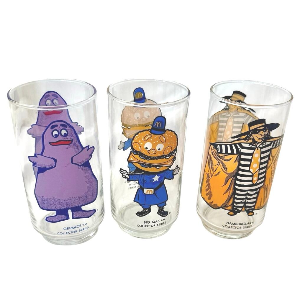 3 1970's McDonald's McDonaldland Collector Series Lot